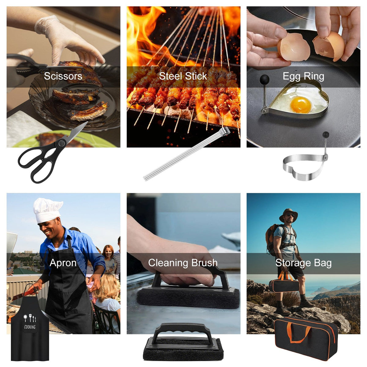 31-Piece Professional Griddle Tool Set