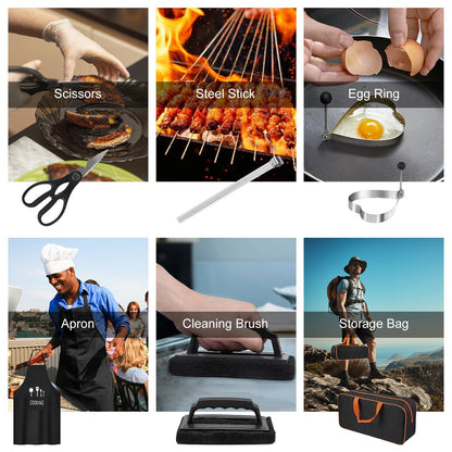31-Piece Professional Griddle Tool Set