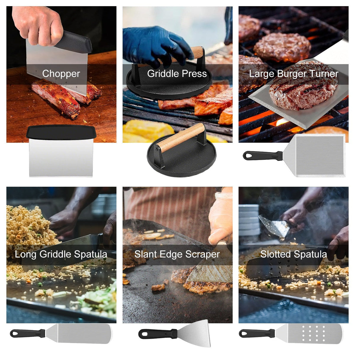 31-Piece Professional Griddle Tool Set