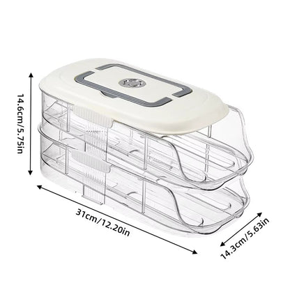 Multi Layer Combination Automatic Rolling Egg Box, Refrigerator Storage Box Dedicated Side Door Egg Tray, Refrigerator Egg Rack