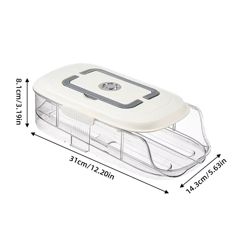 Multi Layer Combination Automatic Rolling Egg Box, Refrigerator Storage Box Dedicated Side Door Egg Tray, Refrigerator Egg Rack